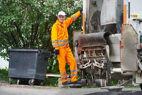 Recycling and waste disposal services for builders